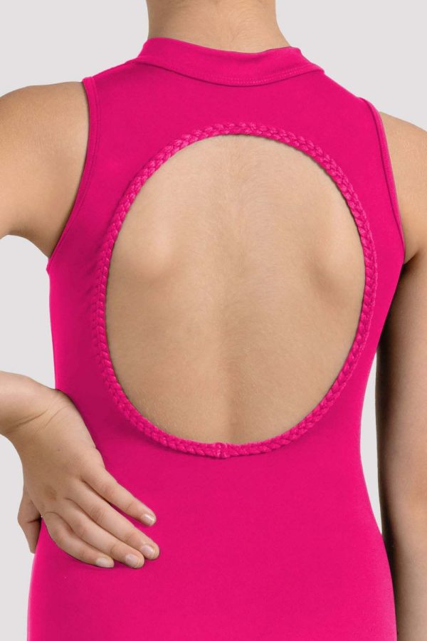 Girls Mirella Miami Zip Front Leotard Supply - Image 3
