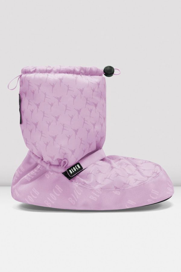 Adult Ballerina Print Warm Up Booties Online now