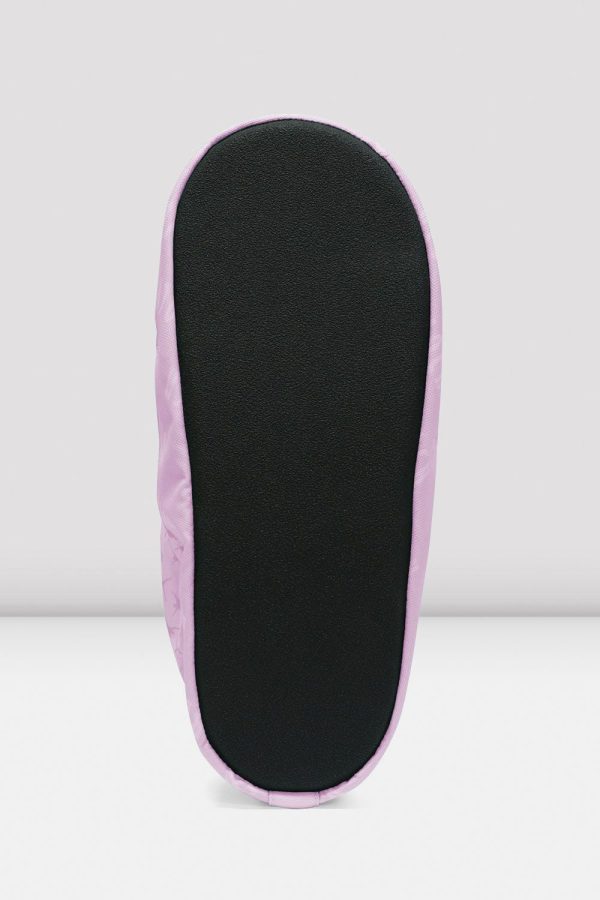 Childrens Ballerina Print Warm Up Booties Online now - Image 4