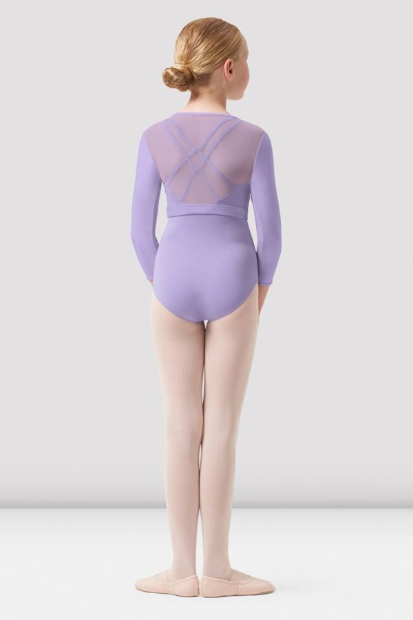 Girls Bea Mesh Back Wrap Top Fashion - Image 2
