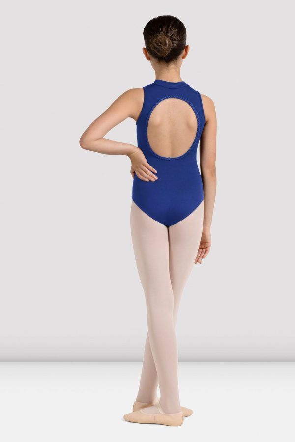 Girls Mirella Miami Zip Front Leotard Fashion - Image 2