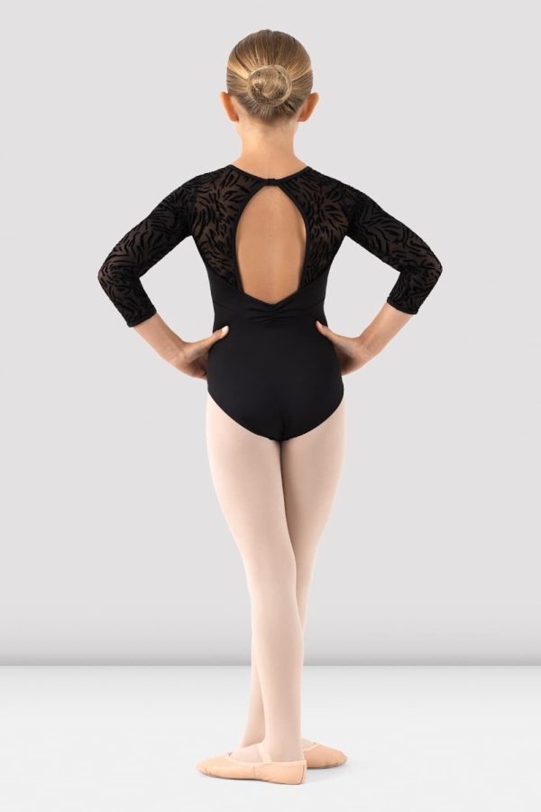 Girls Amelia 3 4 Sleeve Leotard Discount - Image 2