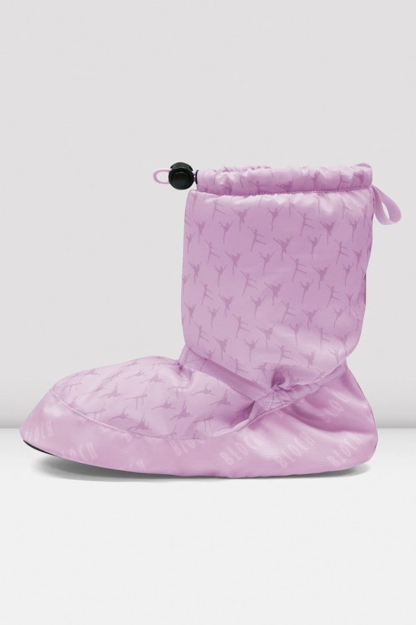 Adult Ballerina Print Warm Up Booties Online now - Image 2