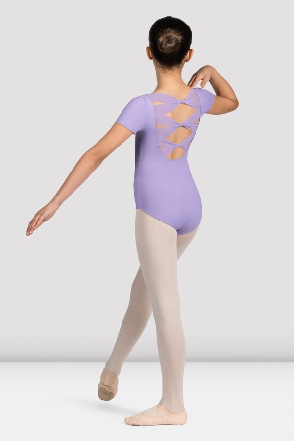 Girls Mirella Glow Girl Cap Sleeve Leotard Supply - Image 2