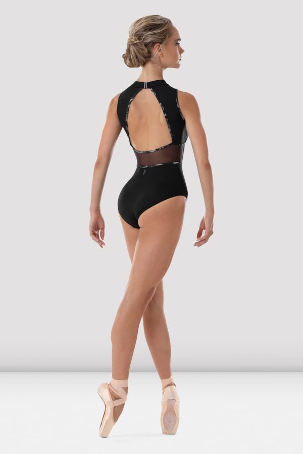 Ladies Kara Floral Open Back Leotard Online Sale - Image 2