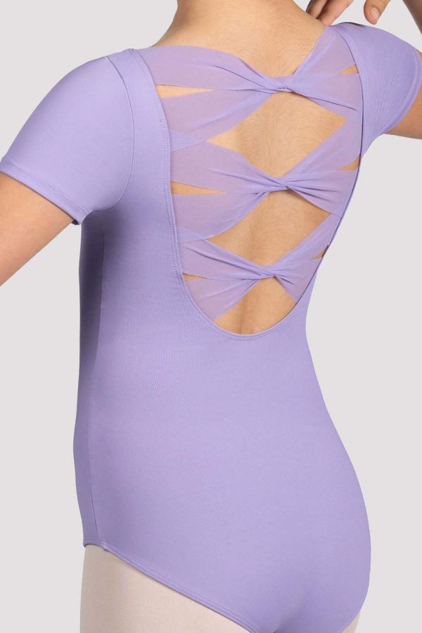 Girls Mirella Glow Girl Cap Sleeve Leotard Supply - Image 3