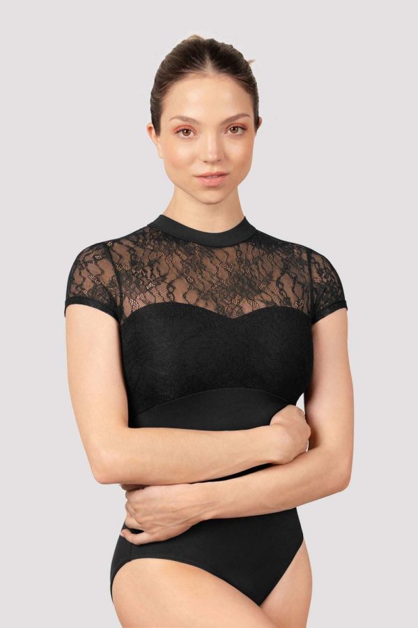 Ladies Mirella Majesty High Neck Leotard Online - Image 2
