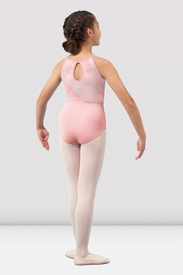 Girls Mirella Watercolor Halter Neck Leotard Cheap - Image 2