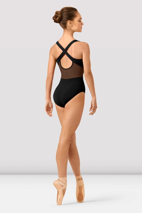 Ladies Hanoko Mirage Print Cross Back Leotard Discount - Image 2