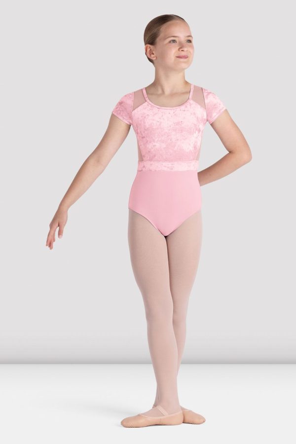 Girls Amelia Cap Sleeve Leotard Cheap