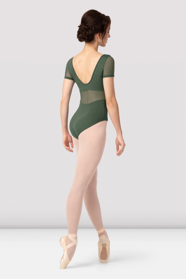 Ladies Clea Corset Short Sleeve Leotard Online - Image 2
