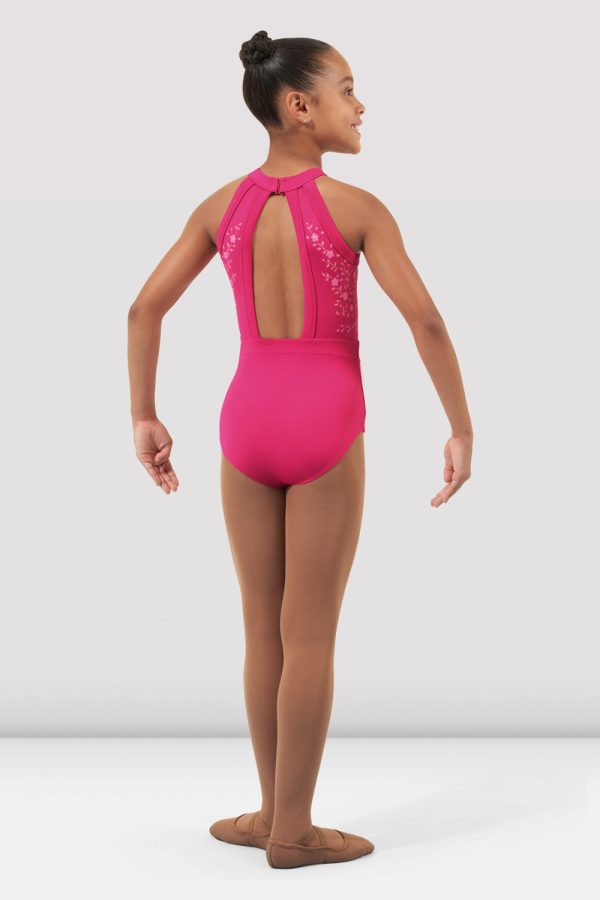 Girls Arianna Halter Leotard Sale - Image 2