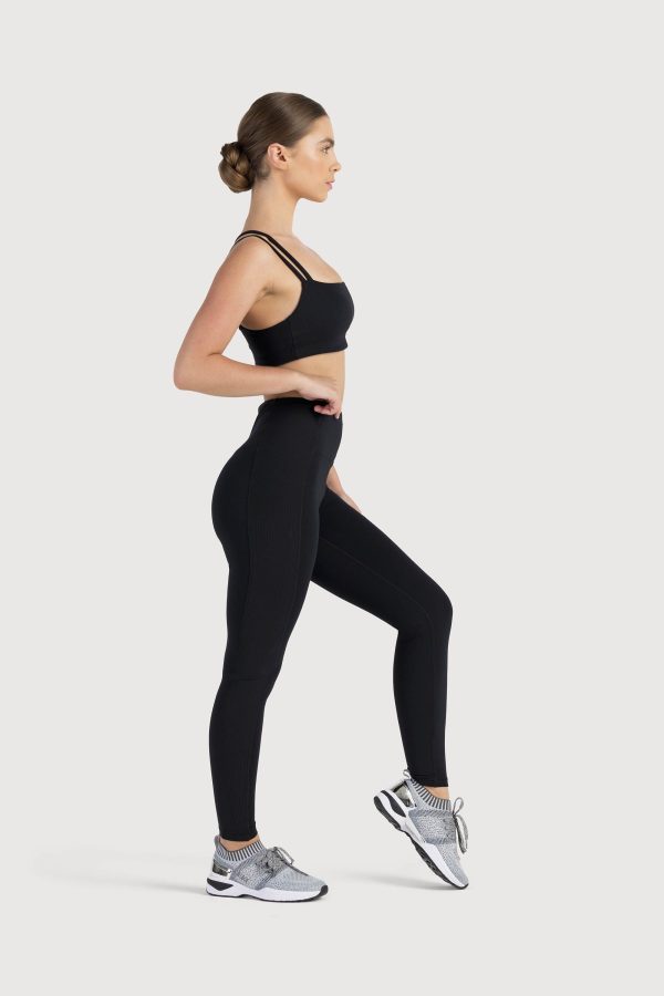 Bloch Technique Rib Panel Legging Hot on Sale - Image 3