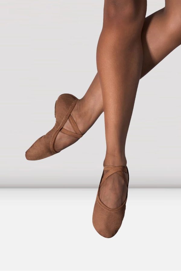 Ladies Performa Stretch Canvas Ballet Shoes Discount