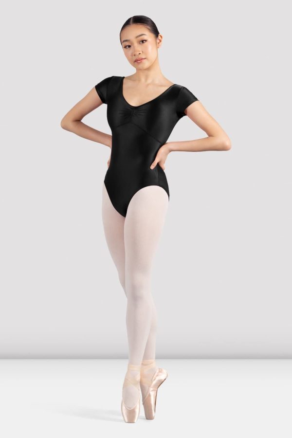 Ladies Mirella Glow Cap Sleeve Leotard For Cheap