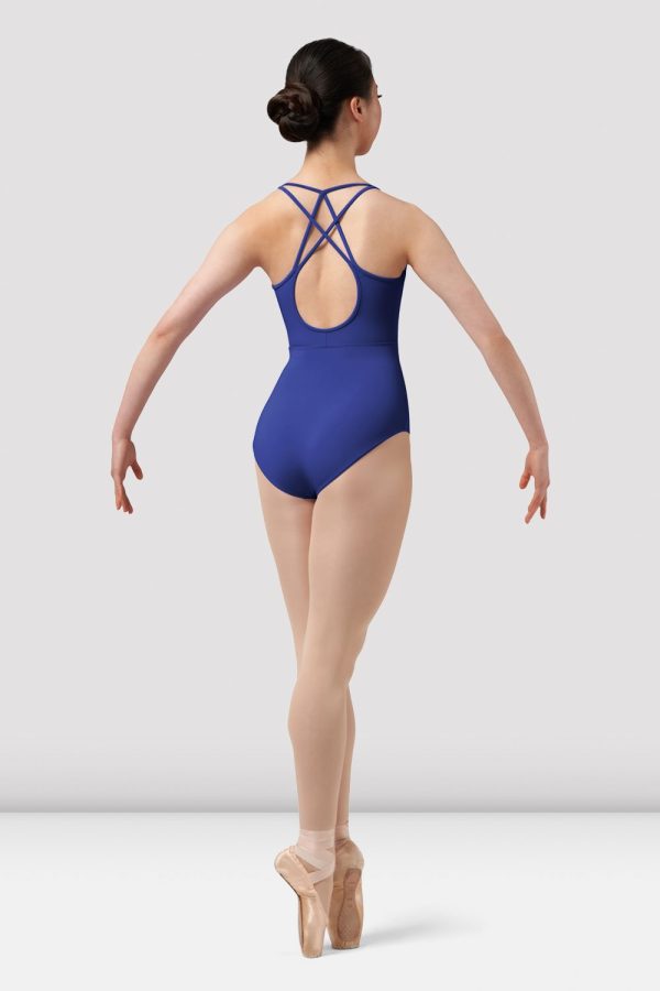 Ladies Mirella Chevron Open Back Leotard Discount - Image 2