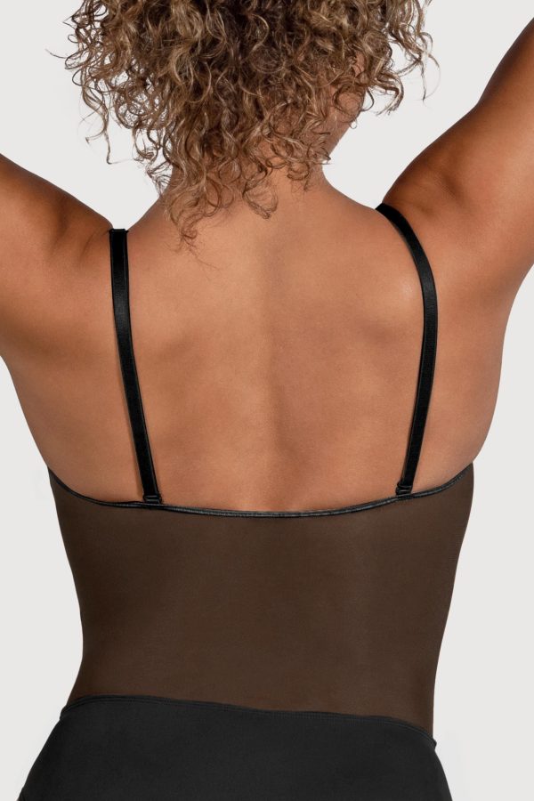 Ladies Cordelia Mesh Panel Bodysuit Cheap - Image 3