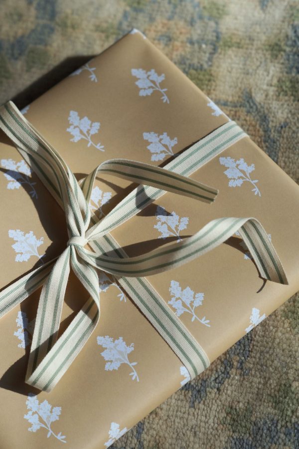 5 8  Sage Stripe Ribbon Online Hot Sale - Image 4