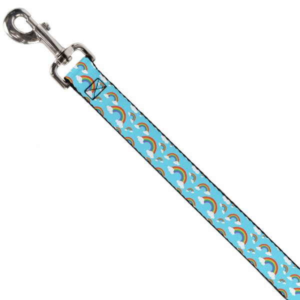 Dog Leash - Rainbows Scattered Blue Online Sale - Image 2