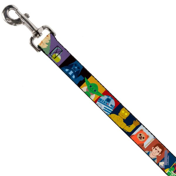 Dog Leash - Star Wars Classic 16-Character Pose Blocks Multi Color Online Sale - Image 2