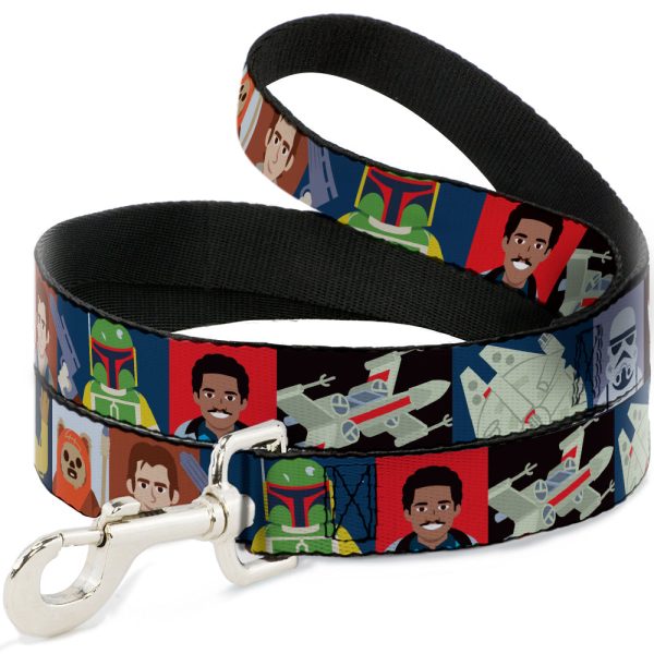 Dog Leash - Star Wars Classic 16-Character Pose Blocks Multi Color Online Sale